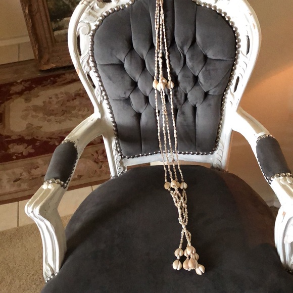 Vintage shell plant hanger/hanging planter - Picture 4 of 9